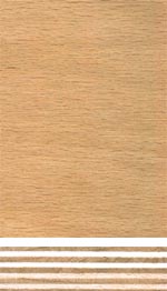 Combi-plywood Beech/Poplar
