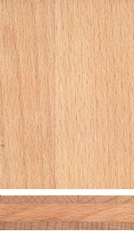 Beech triple-layer panel