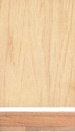 Alder triple-layer panel