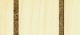 Tubular chipboard, veneered, slotted