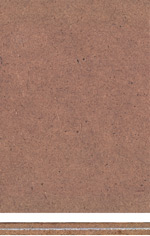 Hardboard with core layer of aluminium sheet